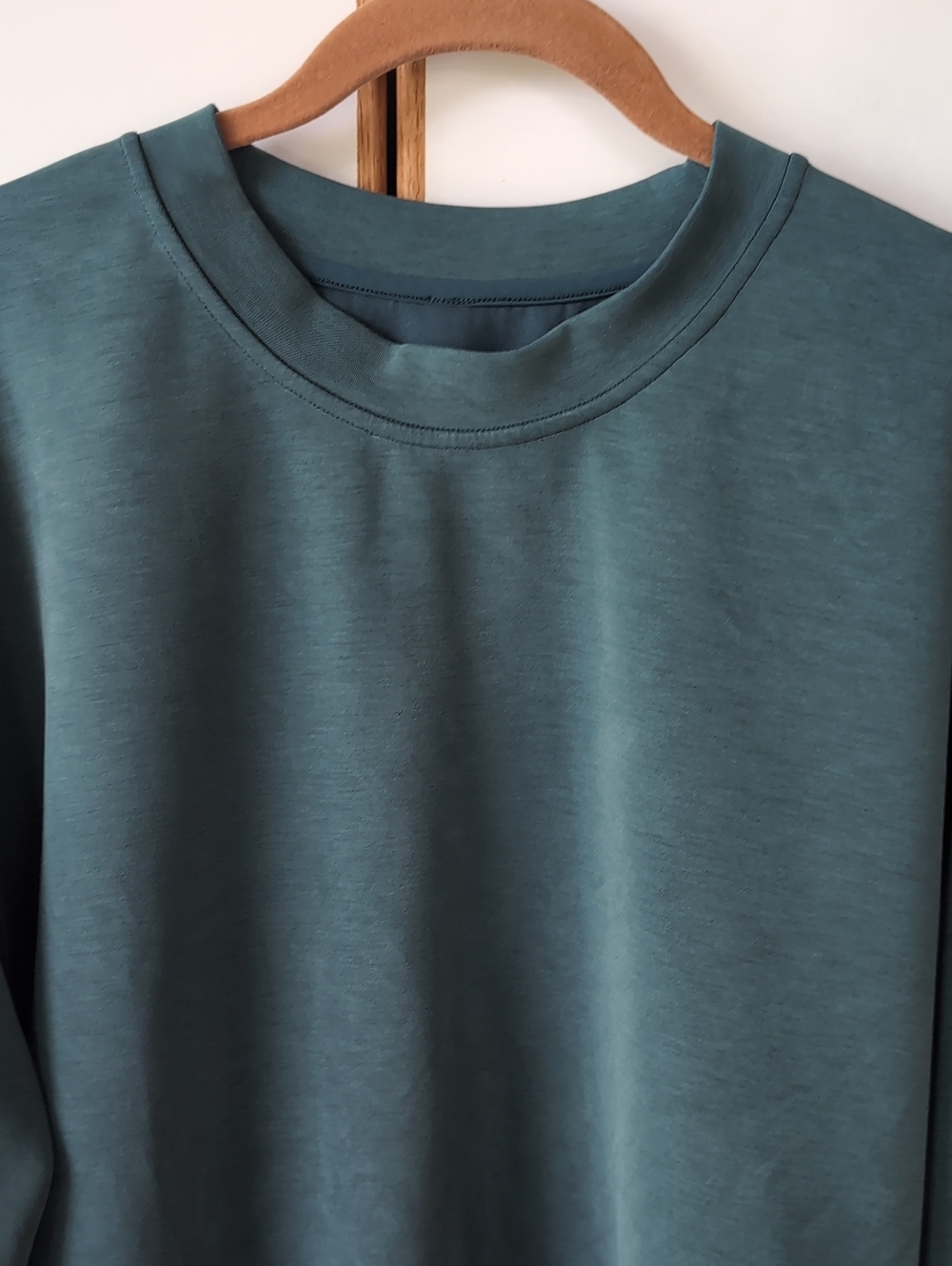 Lululemon Perfectly Oversized Crop Crew Softstreme 6 Green Jasper Teal - Picture 3 of 10